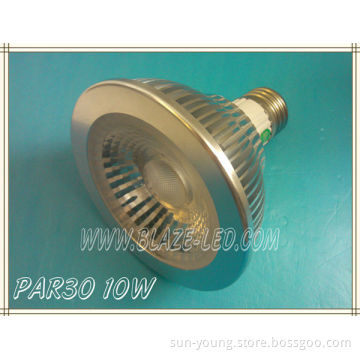HOT Sale Dimmable COB 10W PAR30 LED Light E27 Bulb CE & RoHS 3 Years Warranty